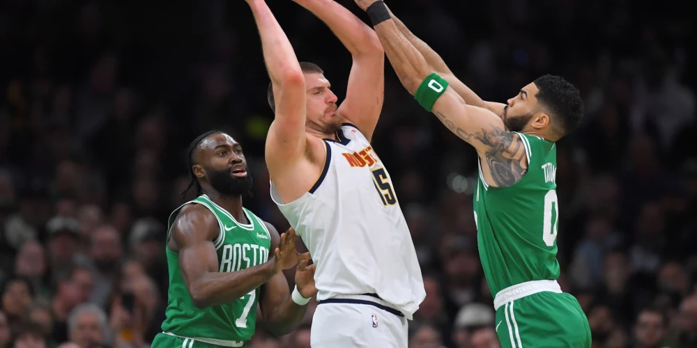 Bez saslimušā Porziņģa “Celtics” salauž Jokiča “Nuggets” pretestību NBA konferenču vicelīderu duelī Bez saslimušā Porziņģa “Celtics” salauž Jokiča “Nuggets” pretestību NBA konferenču vicelīderu duelī