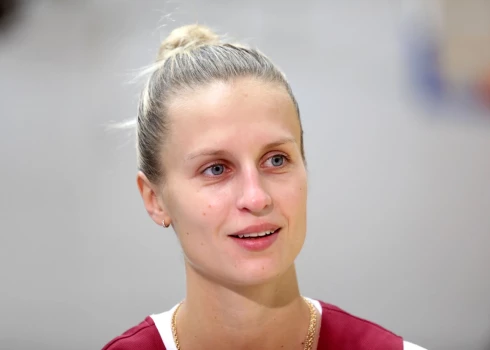Kitija Laksa gūst 16 punktus Skio “Famila” uzvarā A sērijas mačā Kitija Laksa gūst 16 punktus Skio “Famila” uzvarā A sērijas mačā