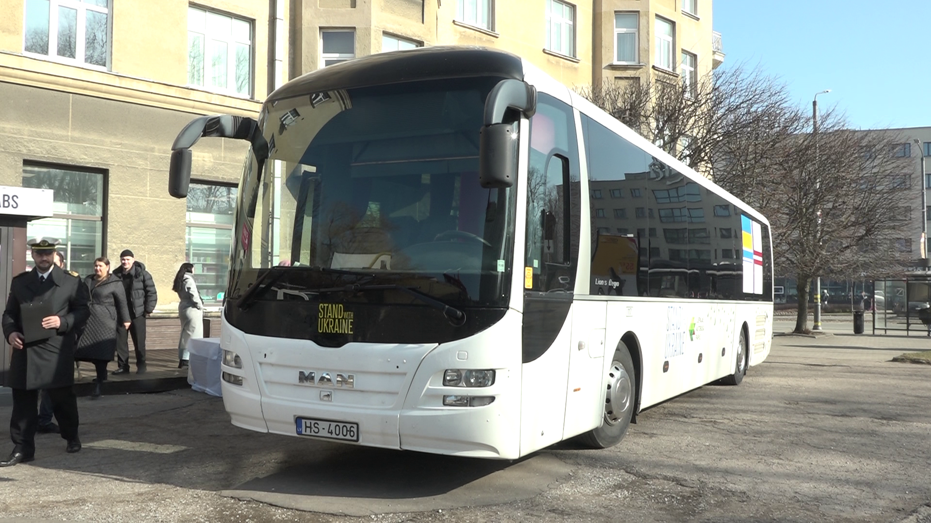 Ukrainas Jūras spēkiem nogādās autobusu no Liepājas Ukrainas Jūras spēkiem nogādās autobusu no Liepājas